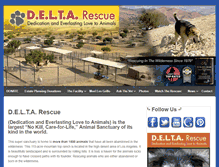 Tablet Screenshot of deltarescue.org